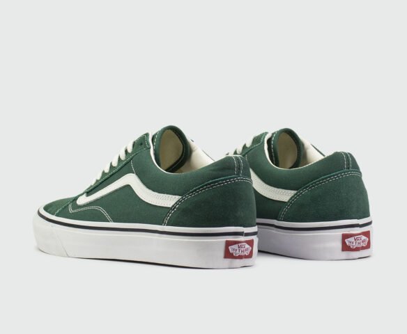 Vans Old Skool Green White KEDRED